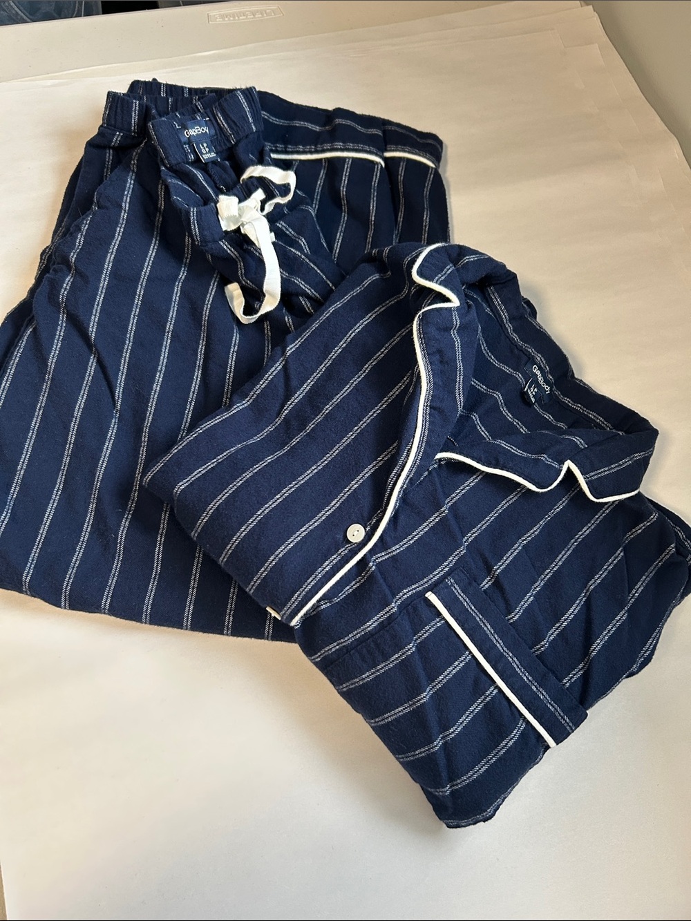 Gap Body Cotton Flannel Pajama Set